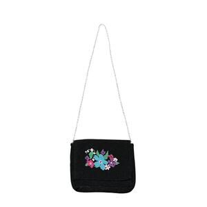 Vintage floral needlepoint bag